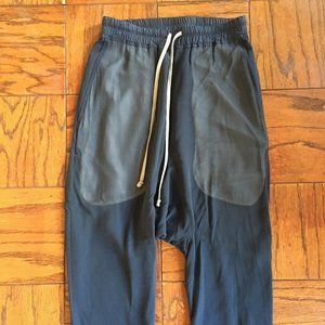 Rick Owens Vicious SS14 Cropped Drawstring Pants